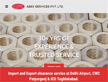 Tablet Screenshot of abexservices.com